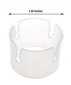 HIER_3230 50 Pcs | 1.25" Balloon Arch Attachment Clips, 4 PT Clear Plastic Clips 8 HIER_3230 50 Pcs | 1.25