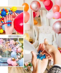 HIER_3230 5 Pack | Blue Balloon Easy Tie Tools, Party Balloon Knot Tie Device Big Event Backdrops & Décor 17 HIER_3230 5 Pack | Blue Balloon Easy Tie Tools, Party Balloon Knot Tie Device Big Event Backdrops & Décor