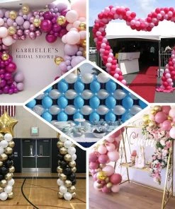 HIER_3230 50 Pcs | 1.25" Balloon Arch Attachment Clips, 4 PT Clear Plastic Clips 10 HIER_3230 50 Pcs | 1.25