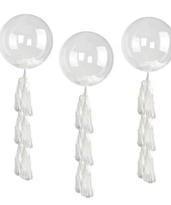 HIER_3240 Big Event Backdrops & Décor 10 Pack | 16" Clear Fully Transparent PVC Helium/Air Bubble Balloons 18 HIER_3240 Big Event Backdrops & Décor 10 Pack | 16