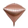 HIER_3200 3 Pack | 16" Rose Gold 4D Diamond Self-Sealing Reusable Foil Balloon