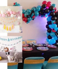 HIER_3213 6 Pack | Shiny Silver Single & Double Music Note Mylar Foil Balloons Big Event Backdrops & Décor