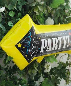 HIER_3213 2 Pack | 30" Reusable Party This Way Arrow Sign Mylar Foil Balloons Big Event Backdrops & Décor 23 HIER_3213 2 Pack | 30