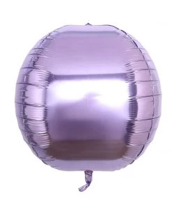 HIER_3213 2 Pack | 18" 4D Lavender Sphere Mylar Foil Helium Or Air Balloons Big Event Backdrops & Décor 29 HIER_3213 2 Pack | 18