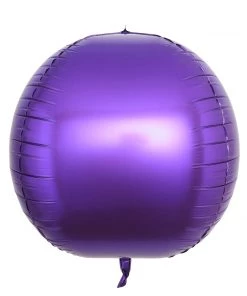 HIER_3213 Big Event Backdrops & Décor 2 Pack | 18" 4D Shiny Purple Sphere Mylar Foil Helium Or Air Balloons 29 HIER_3213 Big Event Backdrops & Décor 2 Pack | 18