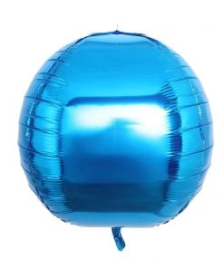 HIER_3213 Big Event Backdrops & Décor 2 Pack | 18" 4D Royal Blue Sphere Mylar Foil Helium Or Air Balloons 33 HIER_3213 Big Event Backdrops & Décor 2 Pack | 18