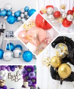 HIER_3213 Big Event Backdrops & Décor 2 Pack | 14" 4D Lavender Sphere Mylar Foil Helium Or Air Balloons 19 HIER_3213 Big Event Backdrops & Décor 2 Pack | 14