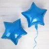 HIER_3213 2 Pack | 16" 4D Royal Blue Star Mylar Foil Helium Or Air Balloons Big Event Backdrops & Décor