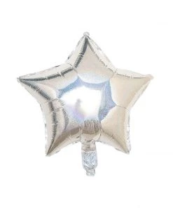 HIER_3213 Big Event Backdrops & Décor 2 Pack | 16" 4D Shiny Silver Star Mylar Foil Helium Or Air Balloons 35 HIER_3213 Big Event Backdrops & Décor 2 Pack | 16