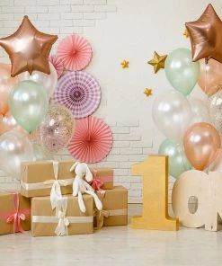 HIER_3213 Big Event Backdrops & Décor 2 Pack | 16" 4D Shiny Silver Star Mylar Foil Helium Or Air Balloons 28 HIER_3213 Big Event Backdrops & Décor 2 Pack | 16