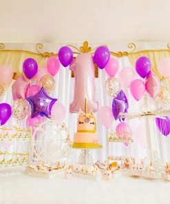 HIER_3213 Big Event Backdrops & Décor 2 Pack | 16" 4D Shiny Silver Star Mylar Foil Helium Or Air Balloons 32 HIER_3213 Big Event Backdrops & Décor 2 Pack | 16