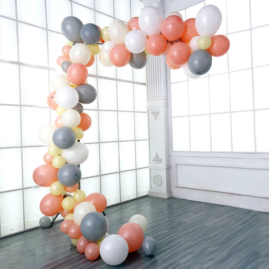 HIER_3220 110 Pack | Cream, Gray & Peach DIY Balloon Garland Arch Party Kit Big Event Backdrops & Décor 6 HIER_3220 110 Pack | Cream, Gray & Peach DIY Balloon Garland Arch Party Kit Big Event Backdrops & Décor