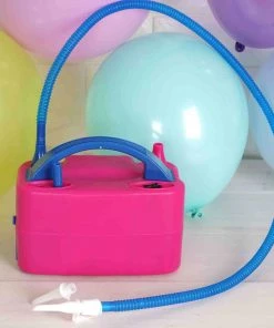 HIER_3230 Big Event Backdrops & Décor 600W Hot Pink Dual Nozzle Electric Balloon Pump Balloon Air Inflator