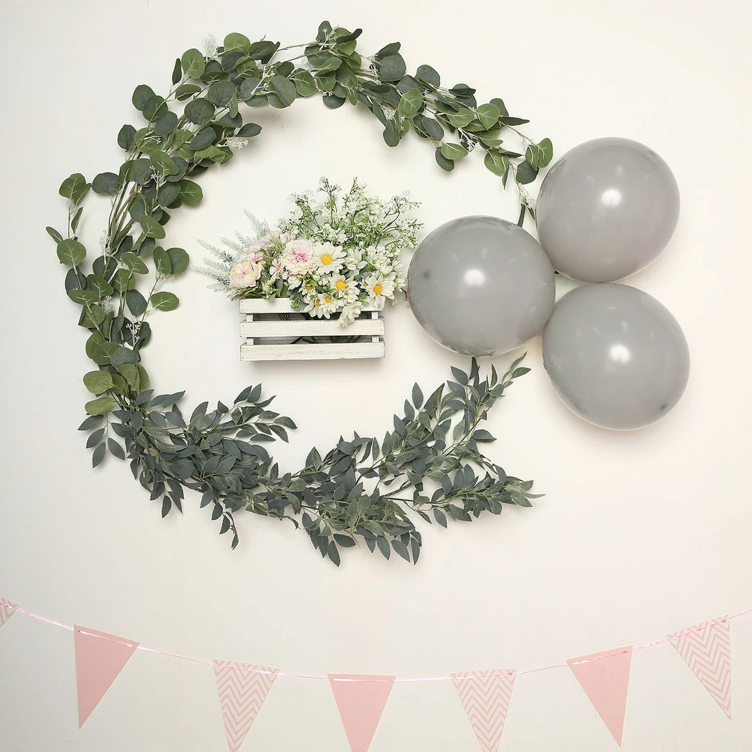 HIER_3220 Tabletop Decor 25 Pack | 12" Matte Pastel Silver Gray Helium/Air Latex Party Balloons 10 HIER_3220 Tabletop Decor 25 Pack | 12" Matte Pastel Silver Gray Helium/Air Latex Party Balloons