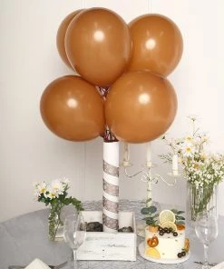 HIER_3220 25 Pack | 12" Matte Pastel Caramel Helium Or Air Latex Party Balloons Tabletop Decor 18 HIER_3220 25 Pack | 12