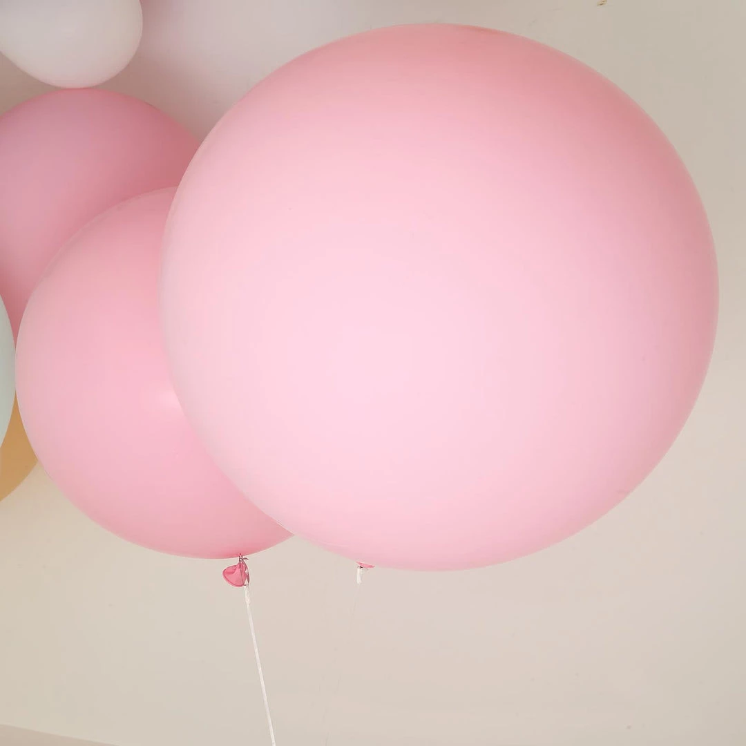 HIER_3220 2 Pack | 32" Large Matte Pastel Blush Helium Or Air Latex Balloons 6 HIER_3220 2 Pack | 32" Large Matte Pastel Blush Helium Or Air Latex Balloons