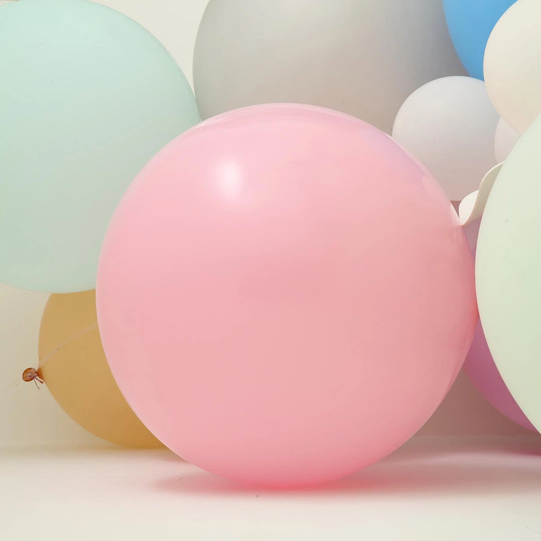HIER_3220 2 Pack | 32" Large Matte Pastel Blush Helium Or Air Latex Balloons 2 HIER_3220 2 Pack | 32" Large Matte Pastel Blush Helium Or Air Latex Balloons