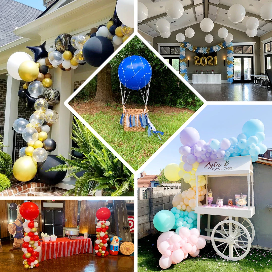 HIER_3220 2 Pack | 32" Large Balloons Helium Or Air Latex Balloons Royal Blue 5 HIER_3220 2 Pack | 32" Large Balloons Helium Or Air Latex Balloons Royal Blue