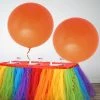 HIER_3220 Big Event Backdrops & Décor 2 Pack | 32" Large Matte Orange Helium Or Air Premium Latex Balloons