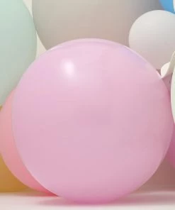 HIER_3220 2 Pack | 32" Large Matte Pastel Pink Helium/Air Premium Latex Balloons