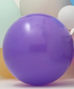 HIER_3220 Big Event Backdrops & Décor 2 Pack | 32" Large Matte Purple Helium Or Air Premium Latex Balloons