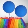 HIER_3220 2 Pack | 32" Large Balloons Helium Or Air Latex Balloons Royal Blue