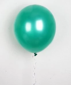 HIER_3220 Big Event Backdrops & Décor 25 Pack | 12" Shiny Pearl Green Latex Helium, Air Or Water Balloons