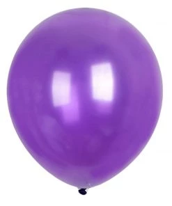 HIER_3220 Big Event Backdrops & Décor 25 Pack | 12" Shiny Pearl Purple Latex Helium, Air Or Water Balloons 15 HIER_3220 Big Event Backdrops & Décor 25 Pack | 12