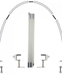 HIER_3110 12ft Heavy Duty DIY Balloon Arch Stand Kit, Holds Up To 70-75 Balloons Big Event Backdrops & Décor