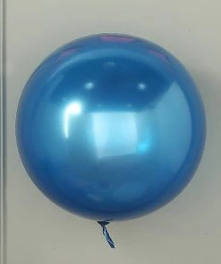 HIER_3240 2 Pack | 18" Royal Blue Reusable UV Protected Sphere Vinyl Balloons