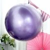 HIER_3240 Big Event Backdrops & Décor 2 Pack | 30" Large Purple Reusable UV Protected Sphere Vinyl Balloons