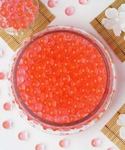 HIER_4830 10g | Large Red Nontoxic Jelly Ball Water Bead Vase Fillers Chargers & Centerpieces
