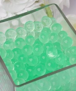HIER_4830 200-250 Pcs | Small Apple Green Jelly Ball Water Bead Vase Fillers - Clearance SALE Chargers & Centerpieces
