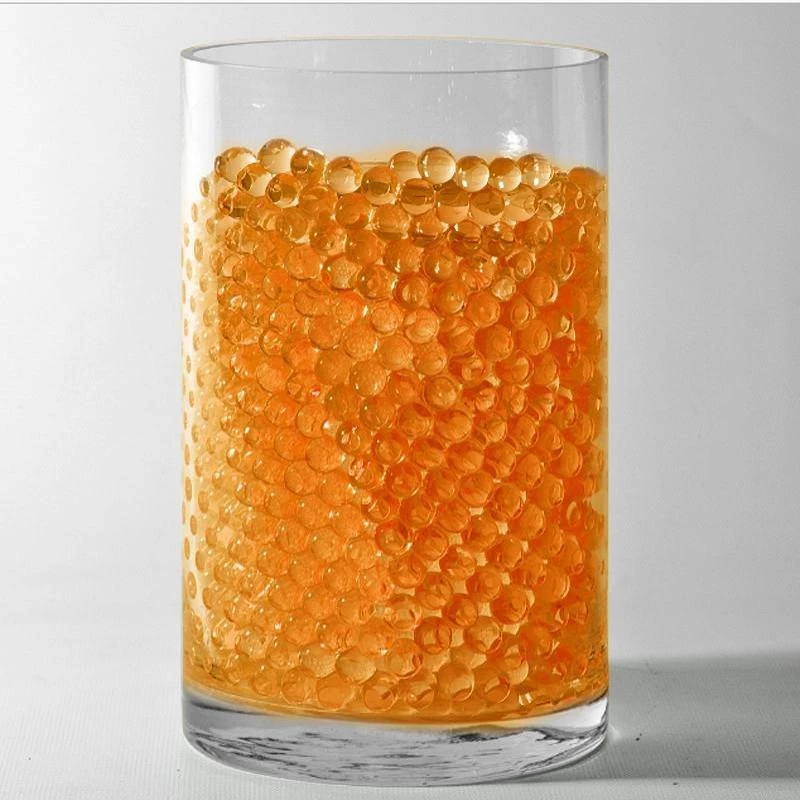 Tableclothsfactory 200-250 Pcs | Small Orange Nontoxic Jelly Ball Water Bead Vase Filler Chargers & Centerpieces 9 Tableclothsfactory 200-250 Pcs | Small Orange Nontoxic Jelly Ball Water Bead Vase Filler Chargers & Centerpieces