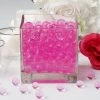Tableclothsfactory Chargers & Centerpieces 200-250 Pcs | Small Pink Nontoxic Jelly Ball Water Bead Vase Fillers