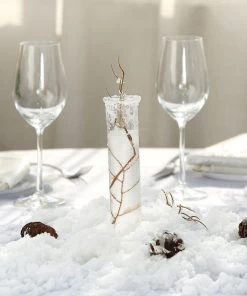 HIER_5170 12 Oz | Instant White Fluffy Snow Powder Mix, 1 Gallon Of Snow Per Bag