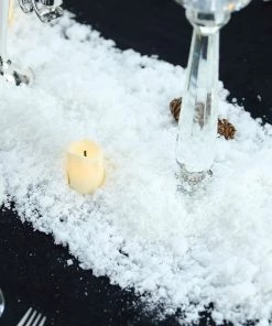 HIER_5170 12 Oz | Instant White Fluffy Snow Powder Mix, 1 Gallon Of Snow Per Bag