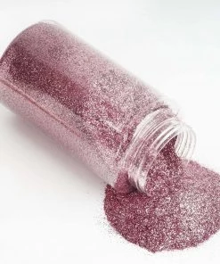 HIER_5170 1 Lb Bottle | Nontoxic Rose Gold DIY Arts & Crafts Extra Fine Glitter