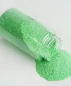 HIER_5110 1 Lb Bottle | Nontoxic Apple Green DIY Arts & Crafts Extra Fine Glitter Chargers & Centerpieces