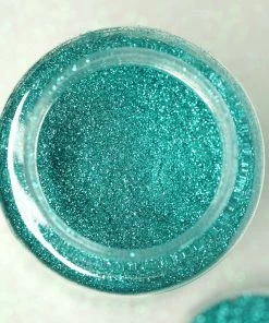 HIER_5110 Chargers & Centerpieces 1 Lb Bottle | Nontoxic Aqua DIY Arts & Crafts Extra Fine Glitter