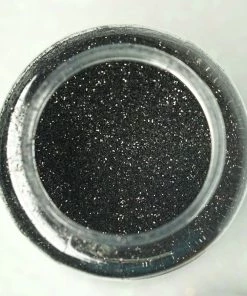 HIER_5110 Chargers & Centerpieces 1 Lb Bottle | Nontoxic Black DIY Arts & Crafts Extra Fine Glitter