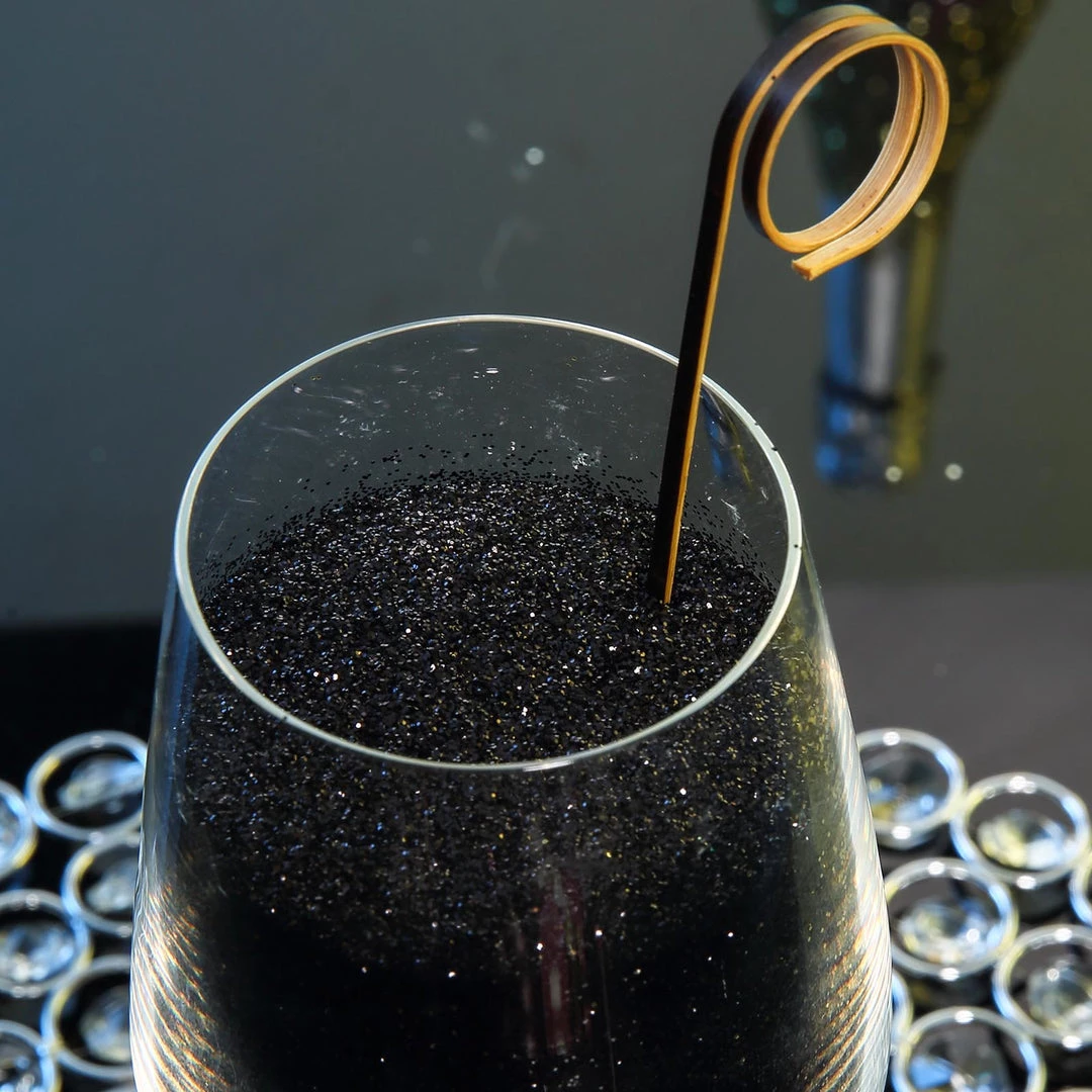 HIER_5110 Chargers & Centerpieces 1 Lb Bottle | Nontoxic Black DIY Arts & Crafts Extra Fine Glitter 10 HIER_5110 Chargers & Centerpieces 1 Lb Bottle | Nontoxic Black DIY Arts & Crafts Extra Fine Glitter