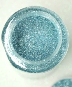 HIER_5110 1 Lb Bottle | Nontoxic Light Blue DIY Arts & Crafts Extra Fine Glitter Chargers & Centerpieces