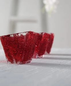 HIER_5110 1 Lb Bottle | Nontoxic Burgundy DIY Arts & Crafts Extra Fine Glitter Chargers & Centerpieces