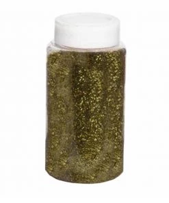 HIER_5110 1 Lb Bottle | Nontoxic Gold DIY Arts & Crafts Extra Fine Glitter