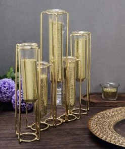 HIER_5110 1 Lb Bottle | Nontoxic Gold DIY Arts & Crafts Extra Fine Glitter