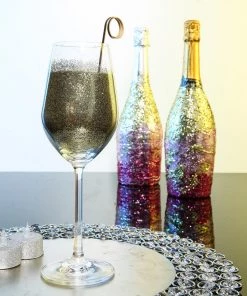 HIER_5110 1 Lb Bottle | Nontoxic Gold DIY Arts & Crafts Extra Fine Glitter