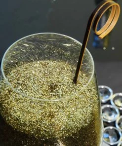 HIER_5110 1 Lb Bottle | Nontoxic Gold DIY Arts & Crafts Extra Fine Glitter