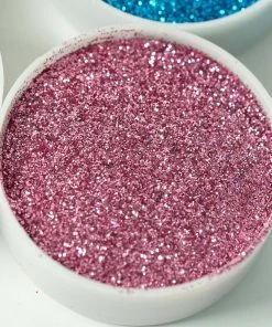 HIER_5110 1 Lb Bottle | Nontoxic Dusty Rose DIY Arts & Crafts Extra Fine Glitter Chargers & Centerpieces