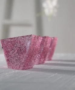 HIER_5110 1 Lb Bottle | Nontoxic Pink DIY Arts & Crafts Extra Fine Glitter Chargers & Centerpieces